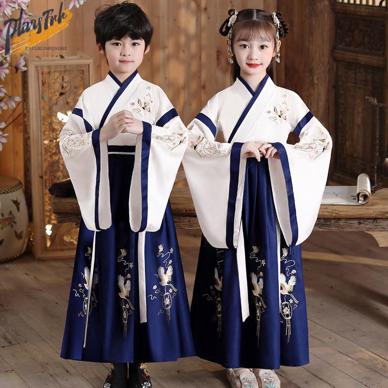 Summer Clothing Online - Boys Hanfu Summer Thin Short Sleeve