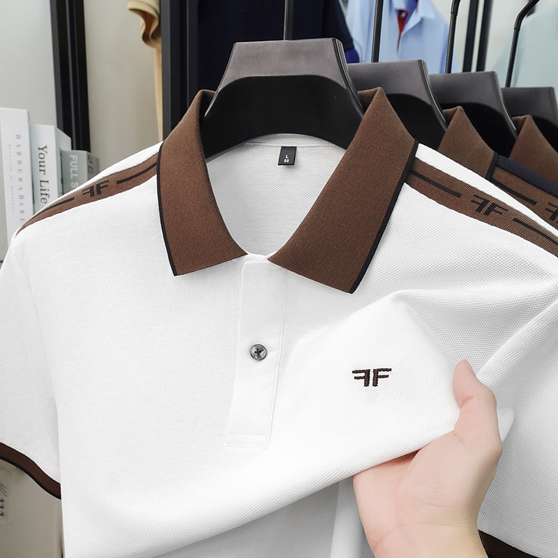 Summer Light Clothing - Light Luxury Men's Embroideryed Polo Shirt