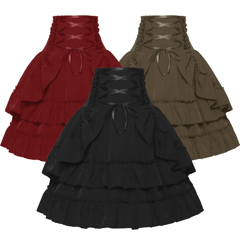 Summer Renaissance Clothing - Women Victorian Skirt Medieval Renaissance Court