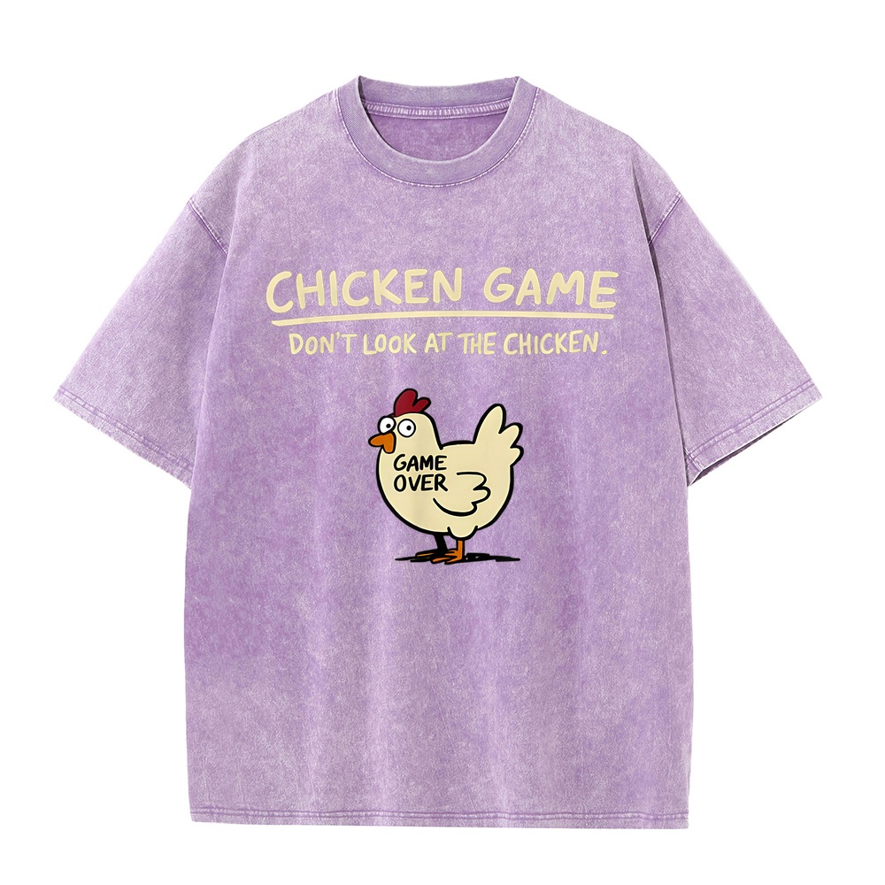 Summer Games Clothing Brand - Funny T-Shirt Chicken Game Don't Look