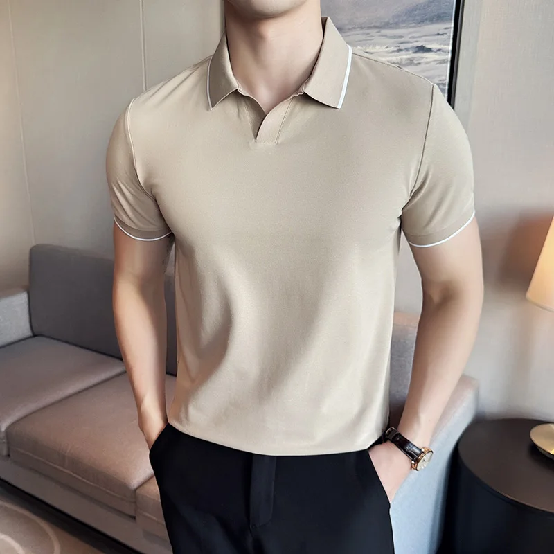 Summer Light Clothing - Men Polo Shirt Summer Light Thin