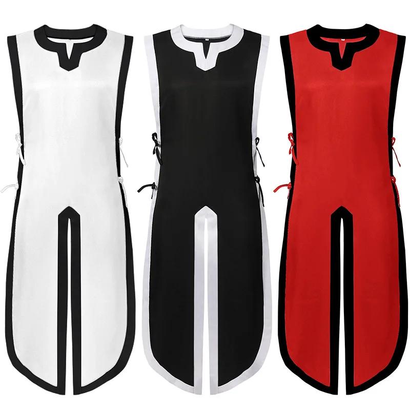 Summer Renaissance Clothing - Men Medieval Vest Robe Halloween Knights