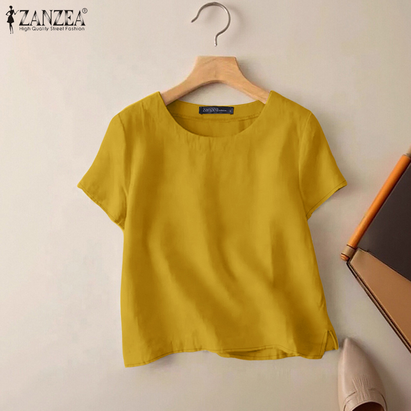 Summer Days Clothing - ZANZEA Summer Casual Cotton Blouses for