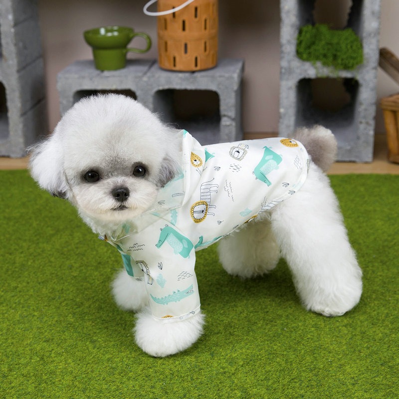 Summer Days Clothing - 2026 Dog Raincoat Teddy Outdoor Waterproof