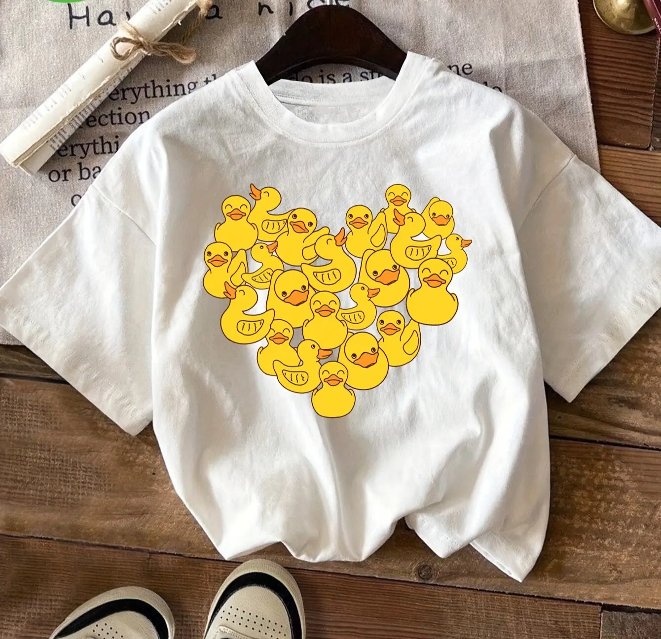 Summer Duck Clothing - Women's Casual Short Sleeve Crew Neck