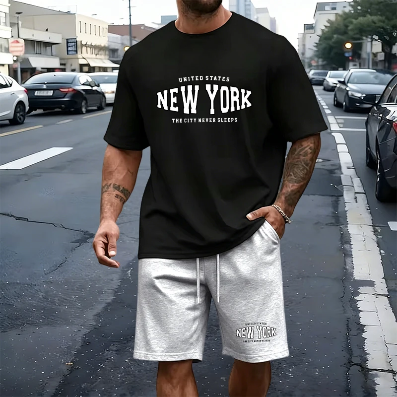 Summer Quotes - Summer Men's T-Shirt Set Casual O