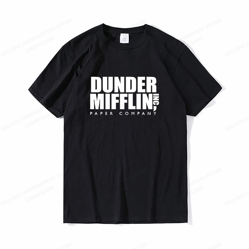 Summer Clothing Teens - DUNDER MIFFLIN T Shirt Men Fashion