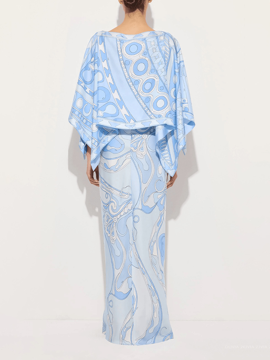 VGH Light Blue Abstract Print  - огляд і ціна Summer Light Clothing