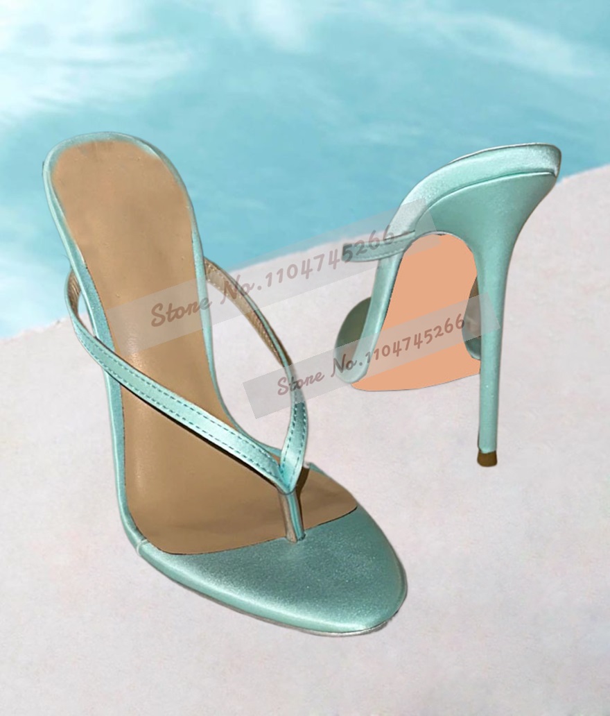 Light Green Satin Clip Toe Hig - огляд і ціна Summer Light Clothing