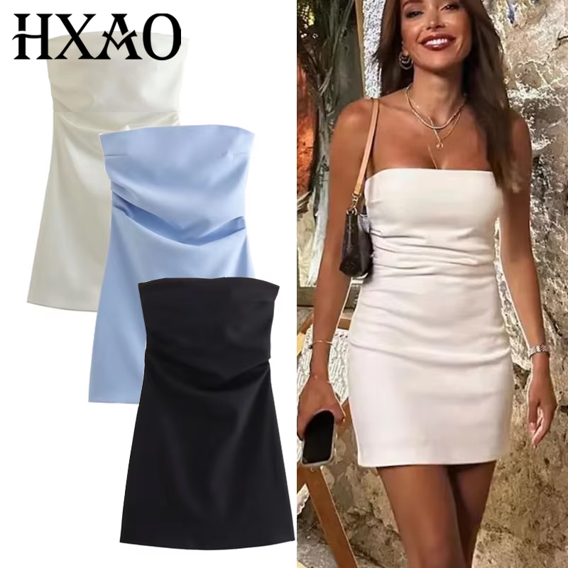 HXAO Dress Women Off Shoulder  - огляд і ціна Summer Clothing Zara