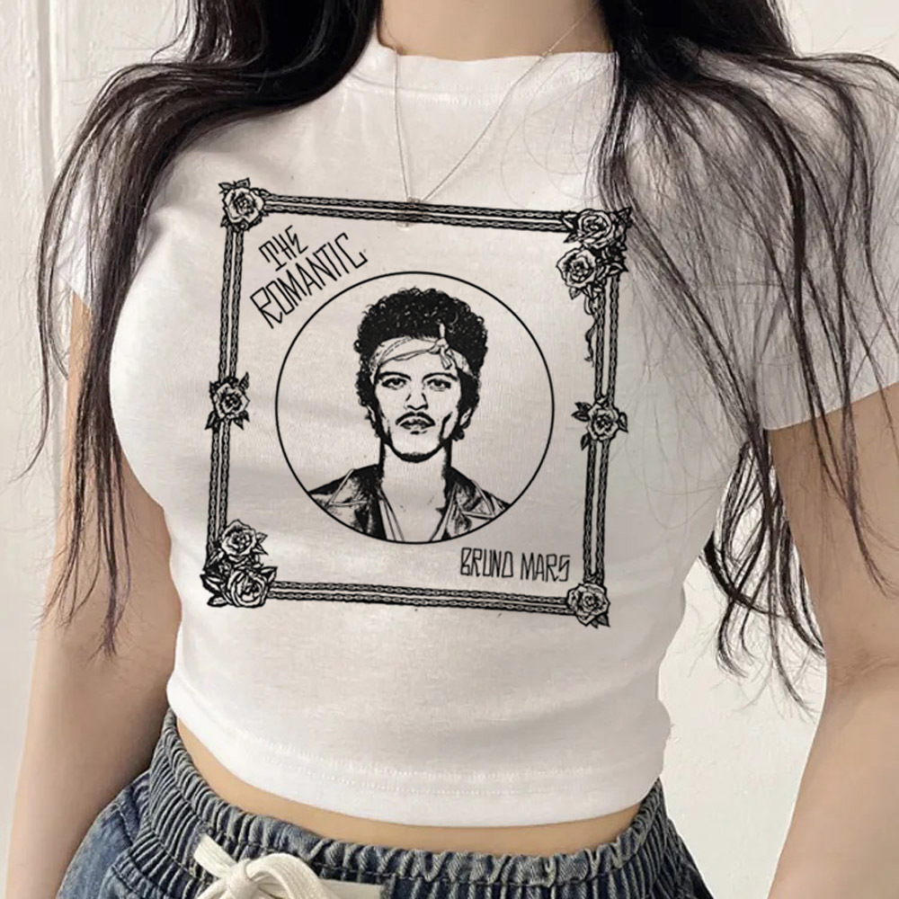 Bruno Mars crop top teen anime - огляд і ціна Summer Clothing Teens