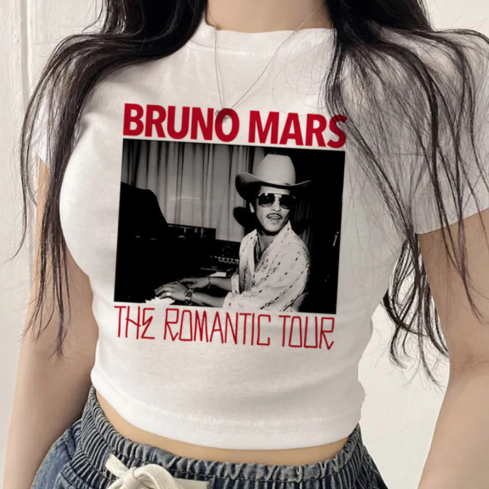 Bruno Mars crop top teen anime - огляд і ціна Summer Clothing Teens