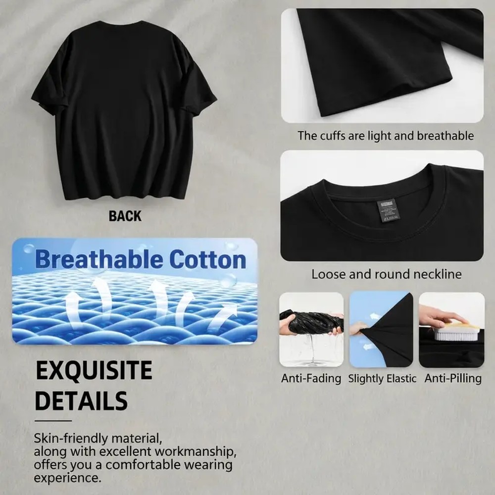 Men's Cotton Round Neck Short- - огляд і ціна Summer Days Clothing