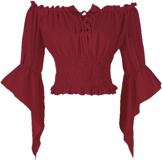 Renaissance Medieval Aristocra - огляд і ціна Off Shoulder Blouse