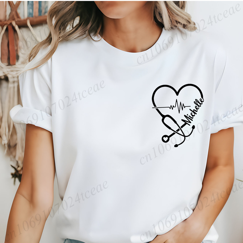 Custom Nurse Personalized Shir - огляд і ціна Summer Clothing Name