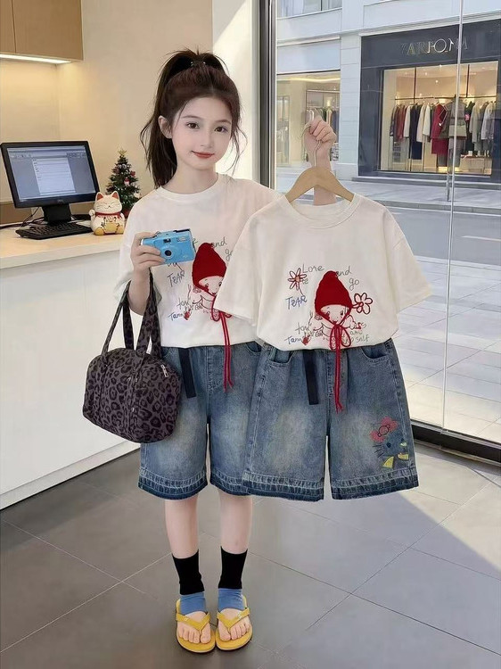 Girls Summer Short Sleeve T-Sh - огляд і ціна Summer Clothing Online