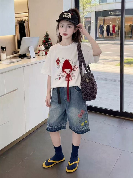 Girls Summer Short Sleeve T-Sh - огляд і ціна Summer Clothing Online