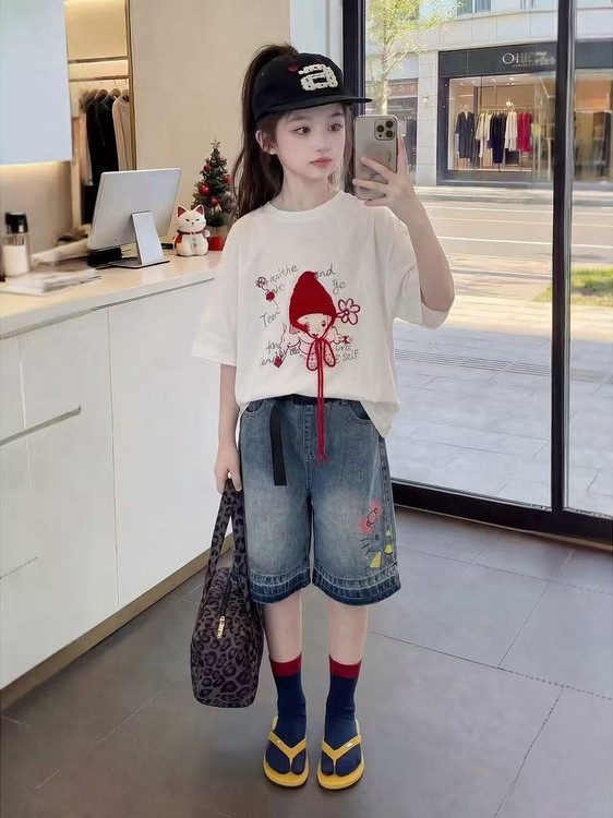 Girls Summer Short Sleeve T-Sh - огляд і ціна Summer Clothing Online