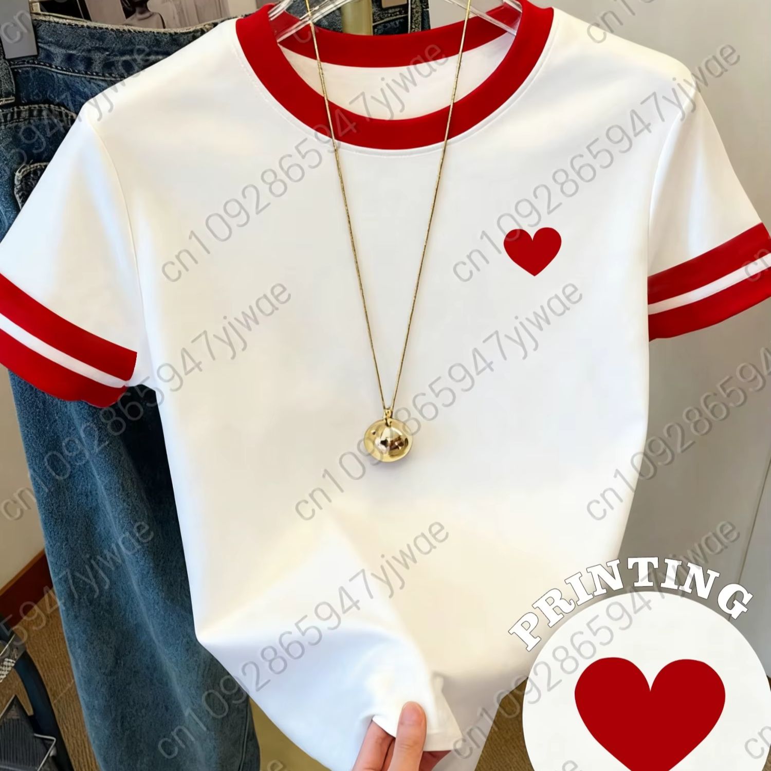 Womens Short Sleeve Valentines - огляд і ціна Summer Days Clothing