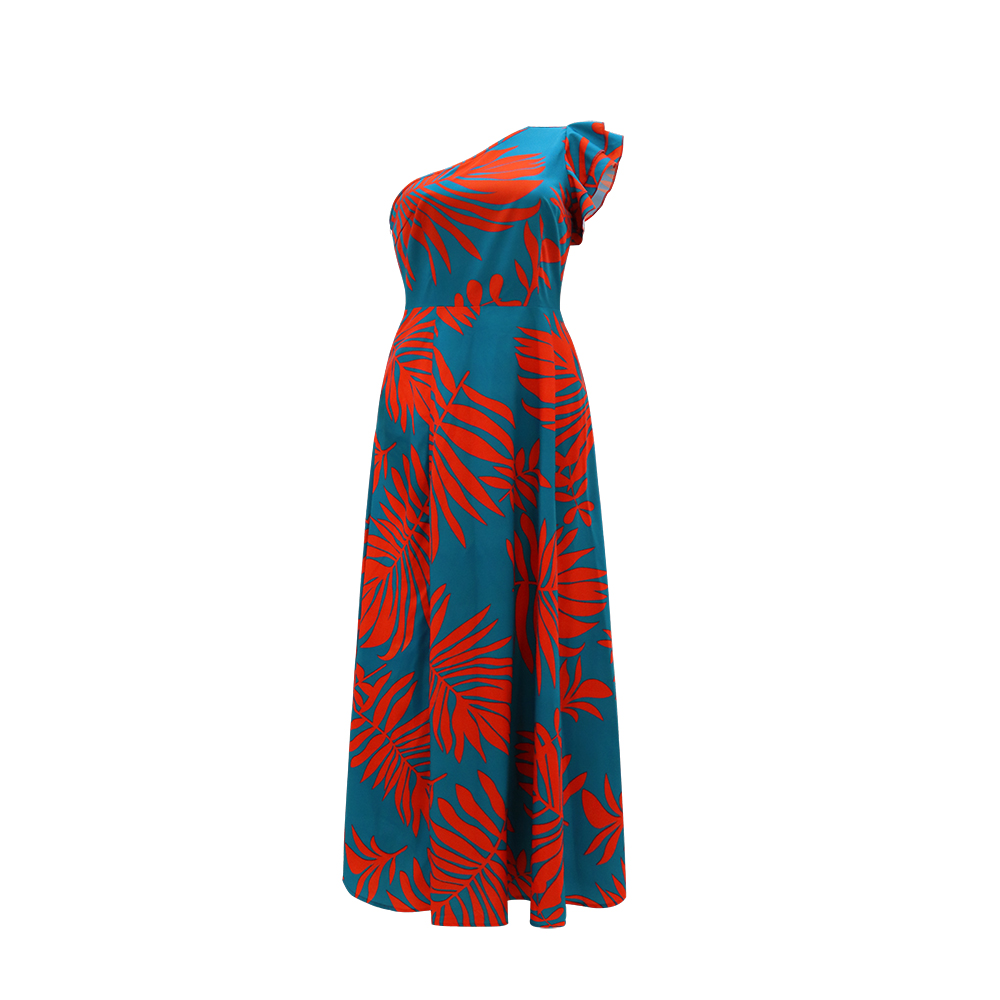 One Shoulder Tropical Print Ma - огляд і ціна Summer Clothing Zara