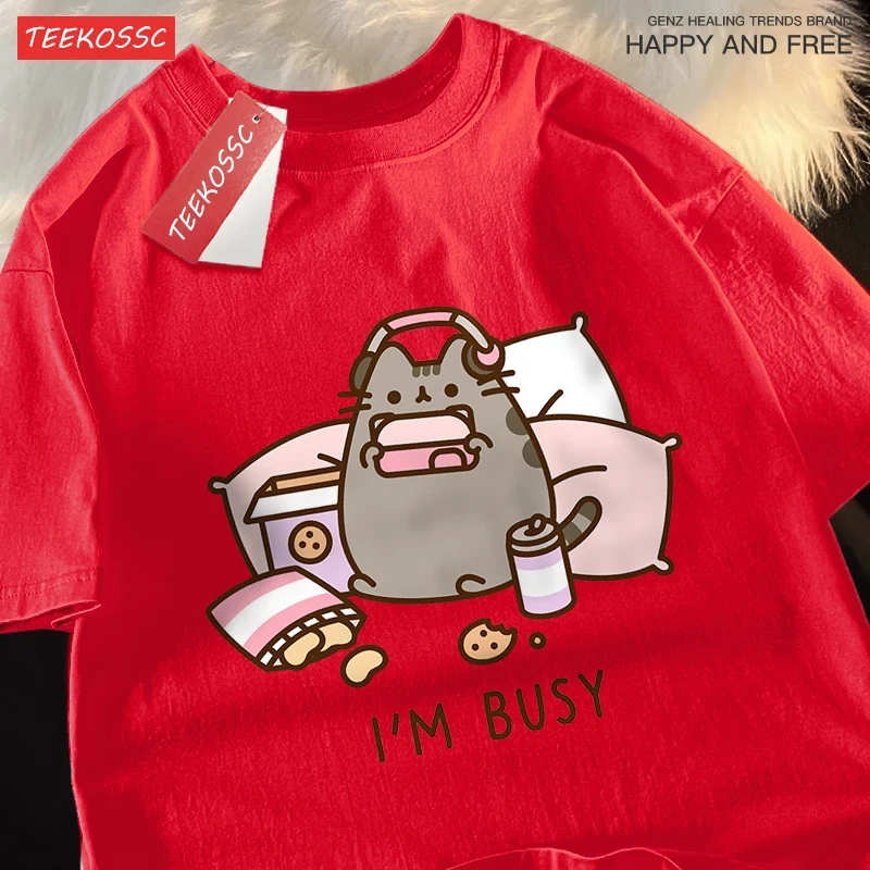 Busy Cat Playing Games With He - огляд і ціна Summer Games Clothing Brand