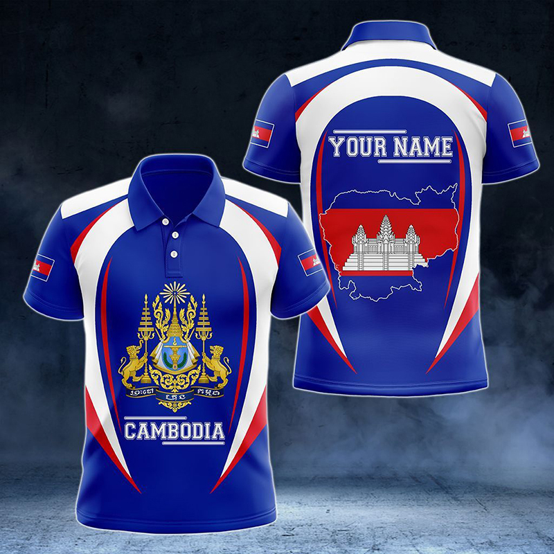 Custom Name Cambodia Flag Grap - огляд і ціна Summer Clothing Boys