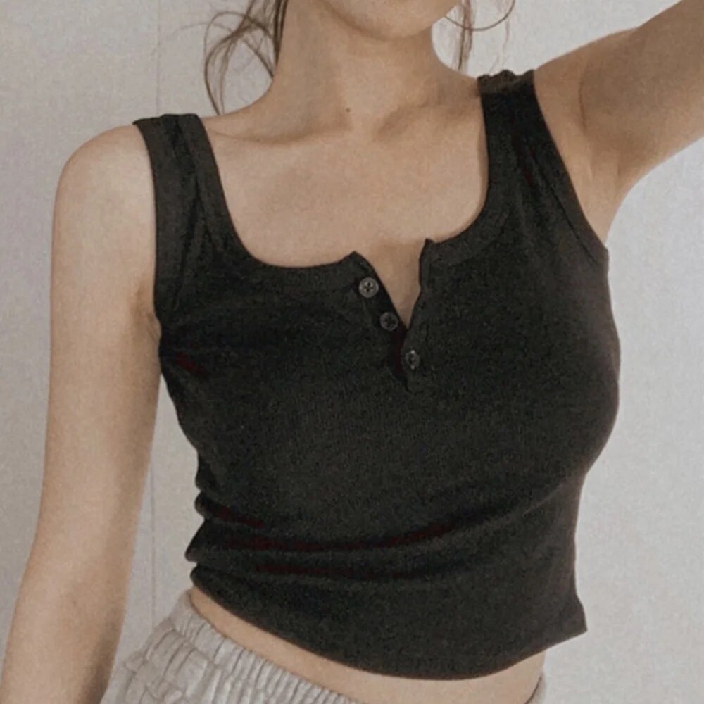 Tank Top for Women Ribbed Butt - огляд і ціна Summer Clothing Teens