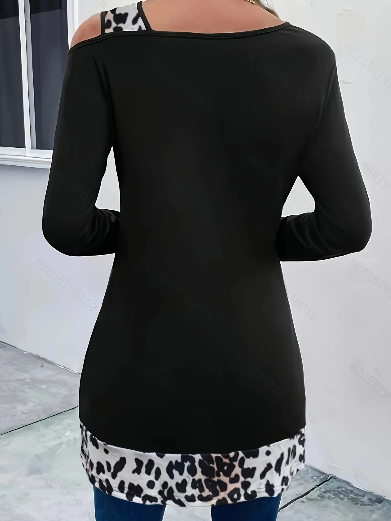 Plus Size 1XL-5XL Women's Fash - огляд і ціна Off Shoulder Blouse
