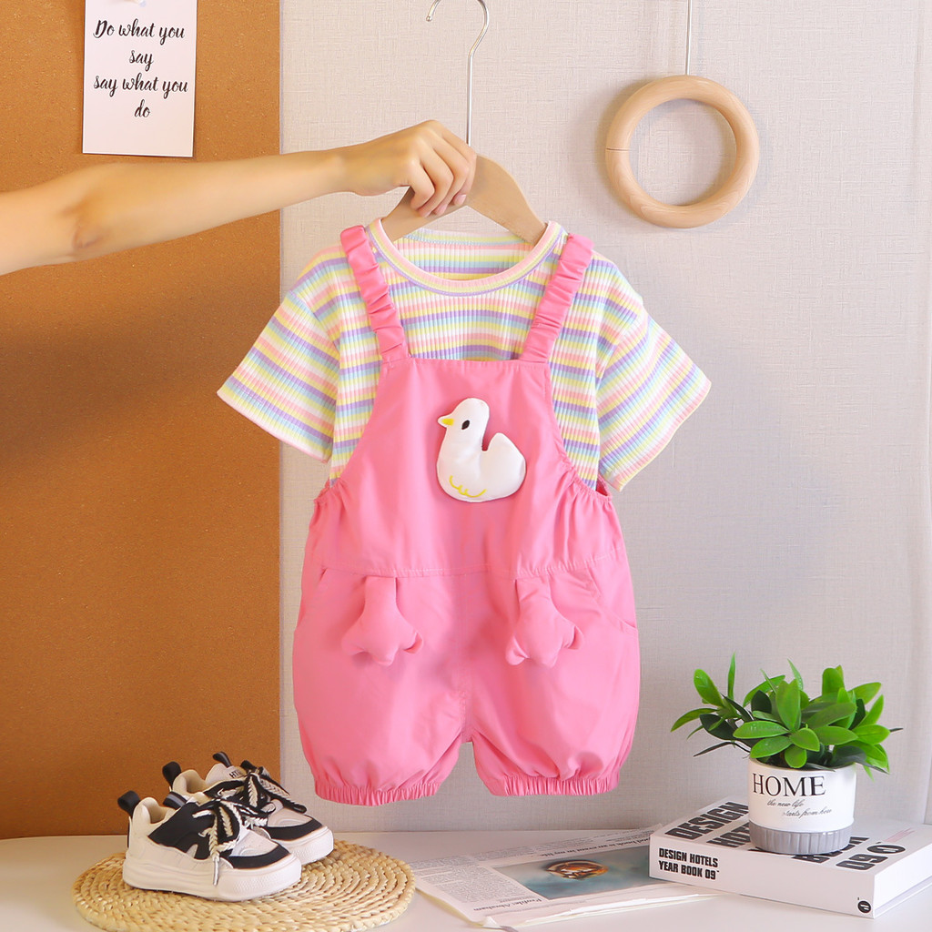 Toddler Baby Girls Clothing Se - огляд і ціна Summer Duck Clothing