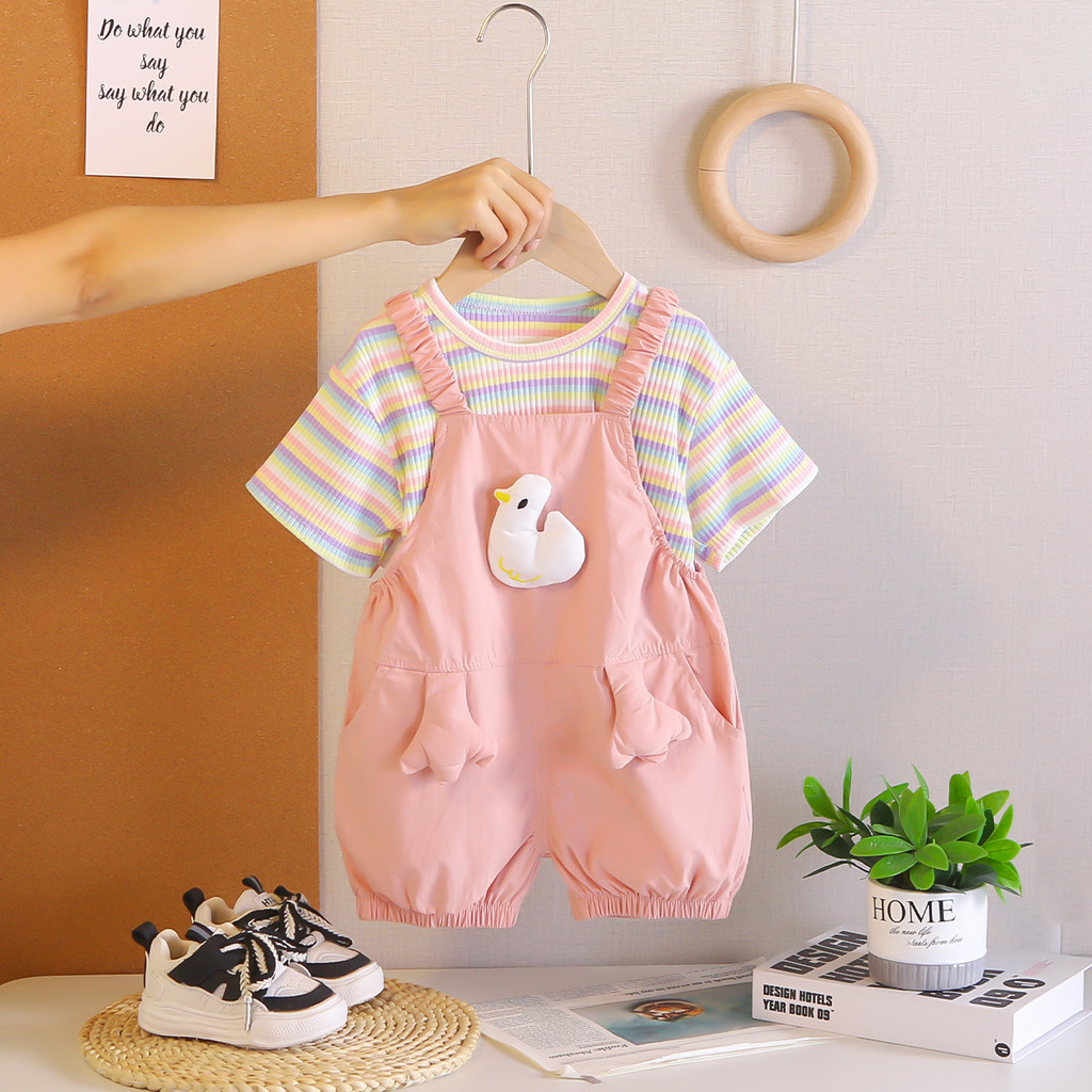 Toddler Baby Girls Clothing Se - огляд і ціна Summer Duck Clothing