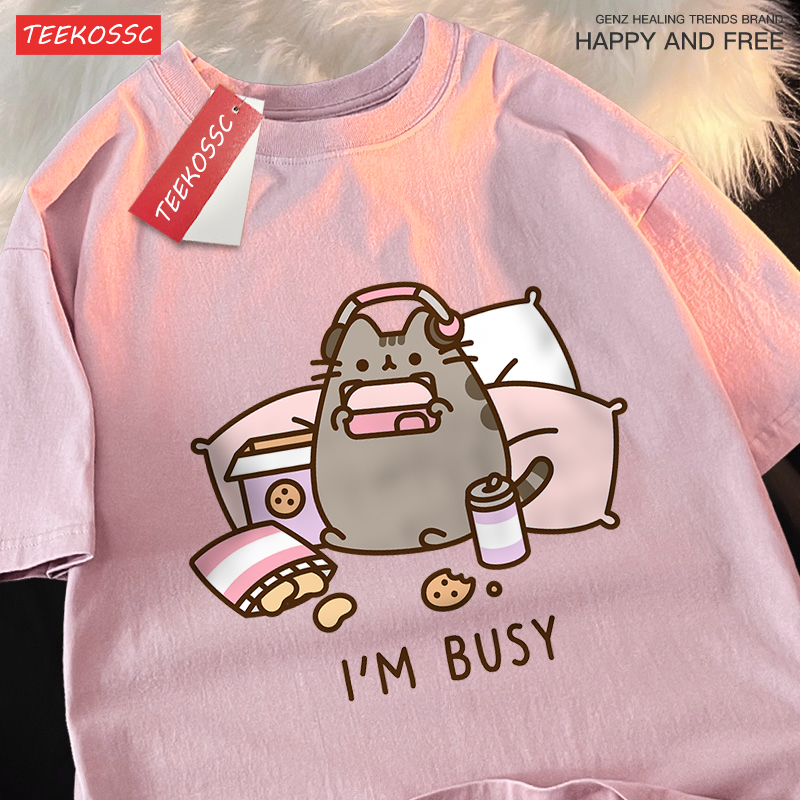 Sorry I'M Busy Cat Playing Gam - огляд і ціна Summer Games Clothing Brand