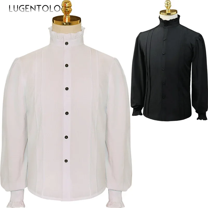 Men Medieval Renaissance Shirt - огляд і ціна Summer Renaissance Clothing