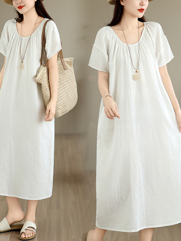 Summer New Casual Cotton Dress - огляд і ціна Summer Clothing Outlet