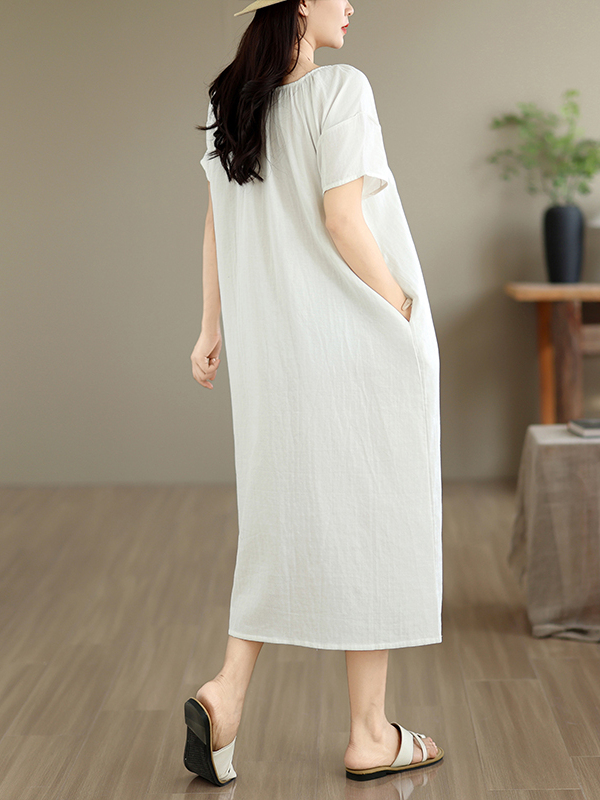 Summer New Casual Cotton Dress - огляд і ціна Summer Clothing Outlet