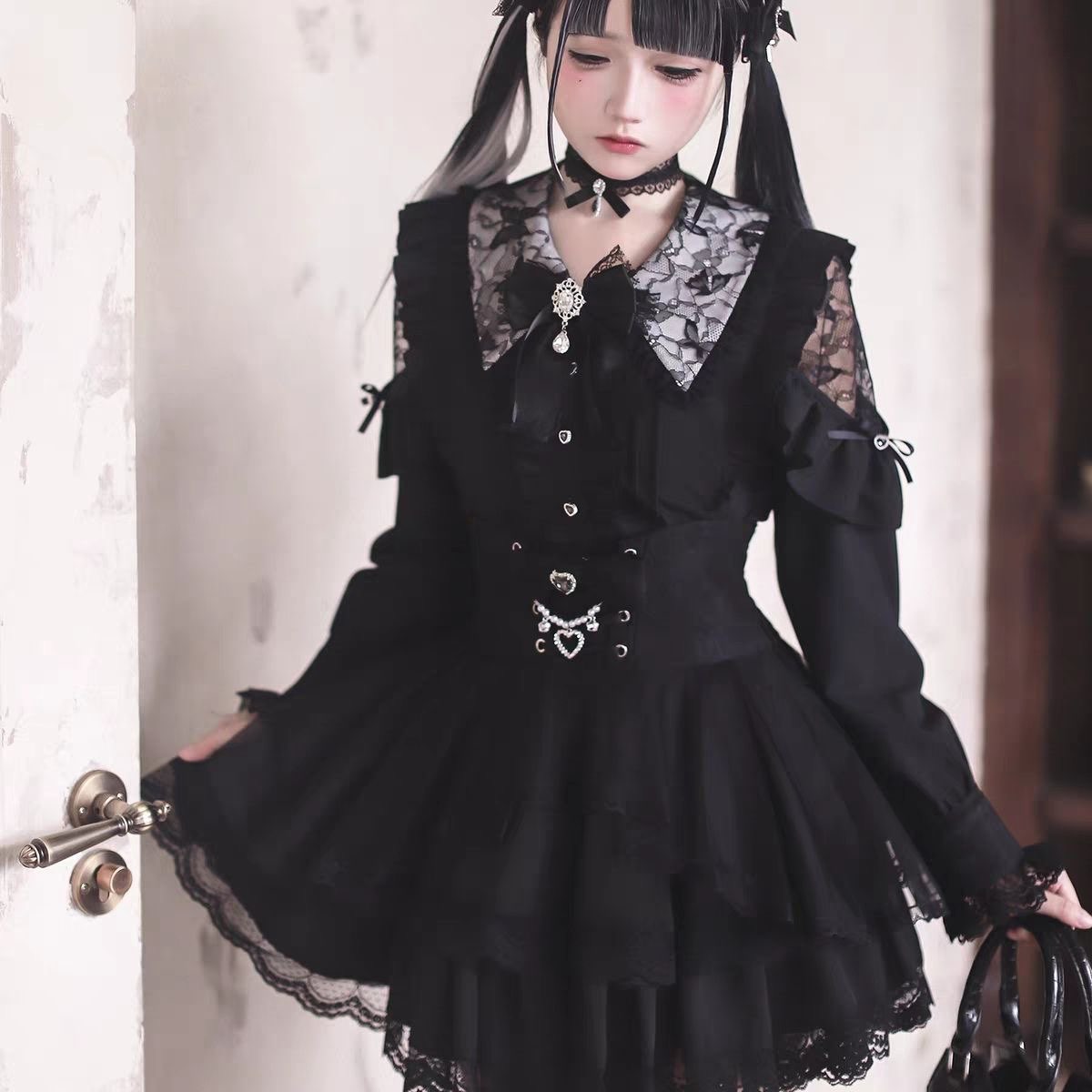 Harajuku Kawaii Skirt Sets Wom - огляд і ціна Off Shoulder Blouse