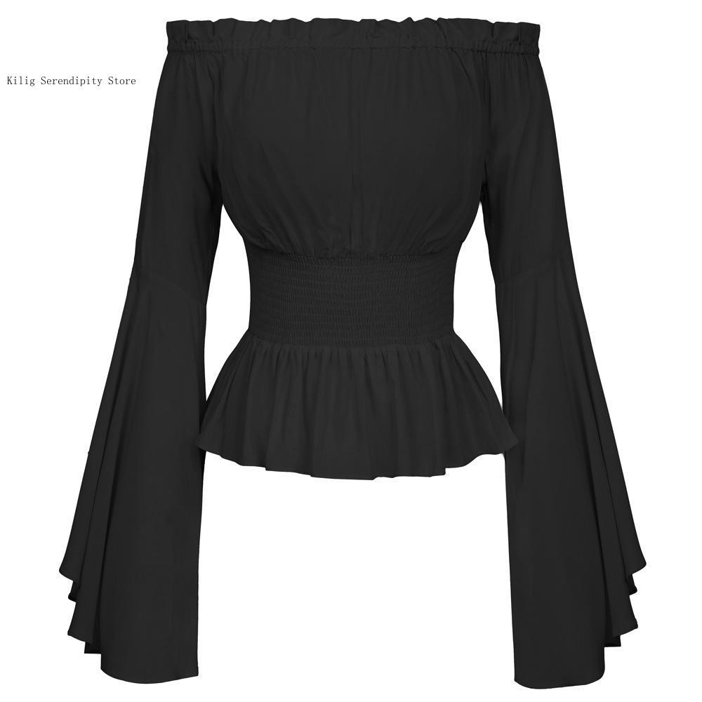 Middle Ages Tops and Long Slee - огляд і ціна Summer Renaissance Clothing