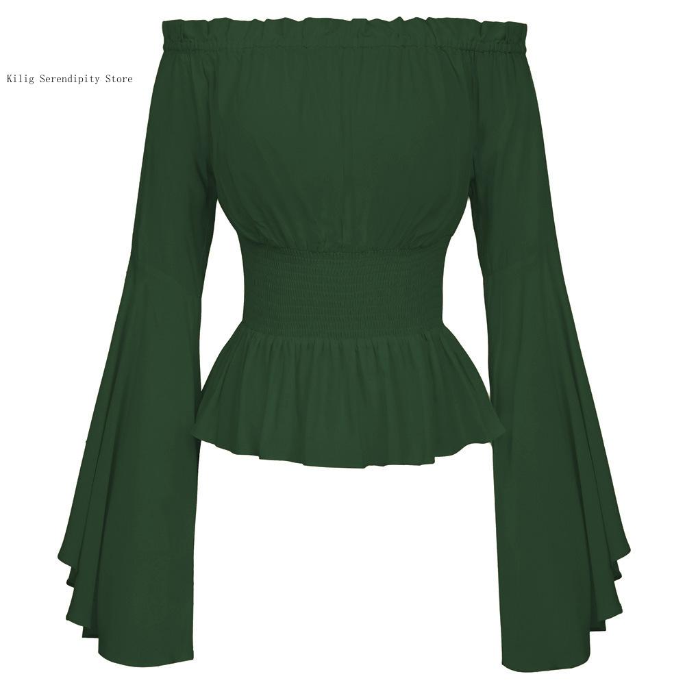 Middle Ages Tops and Long Slee - огляд і ціна Summer Renaissance Clothing