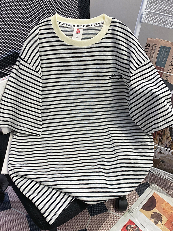 Unisex Pure Cotton Striped Sho - огляд і ціна Summer Clothing Outlet
