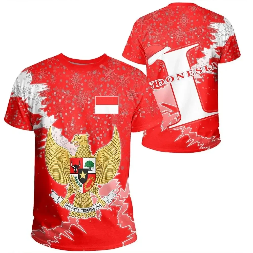 Indonesian Flag 3D Heraldic Pr - огляд і ціна Summer Clothing Teens