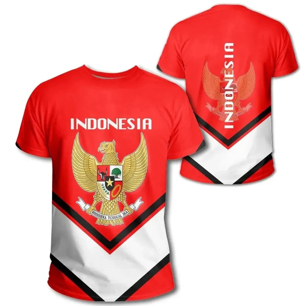 Indonesian Flag 3D Heraldic Pr - огляд і ціна Summer Clothing Teens