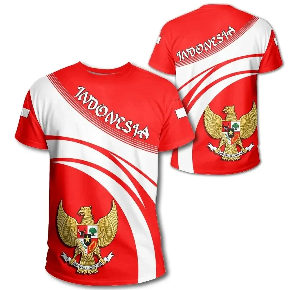 Indonesian Flag 3D Heraldic Pr - огляд і ціна Summer Clothing Teens