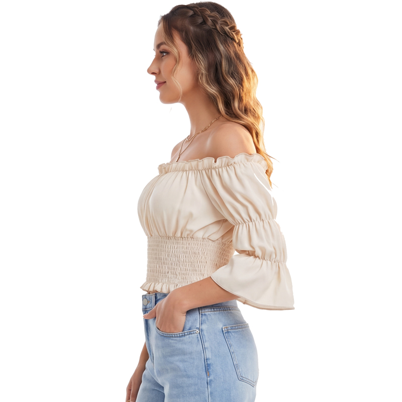 Renaissance Blouse Women Top w - огляд і ціна Off Shoulder Blouse
