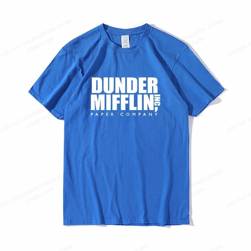 DUNDER MIFFLIN T Shirt Men Fas - огляд і ціна Summer Clothing Teens