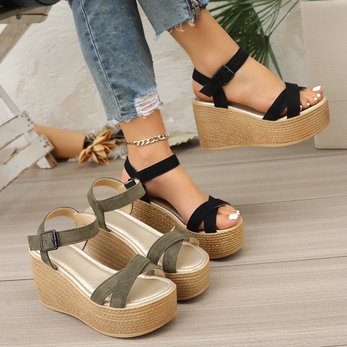 2026 Women Leisure Wedge Heel  - огляд і ціна Summer Light Clothing
