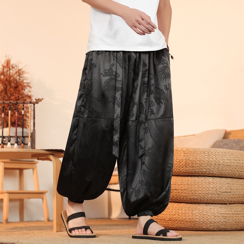 Men Wide Leg Pants Summer Ice  - огляд і ціна Summer Light Clothing