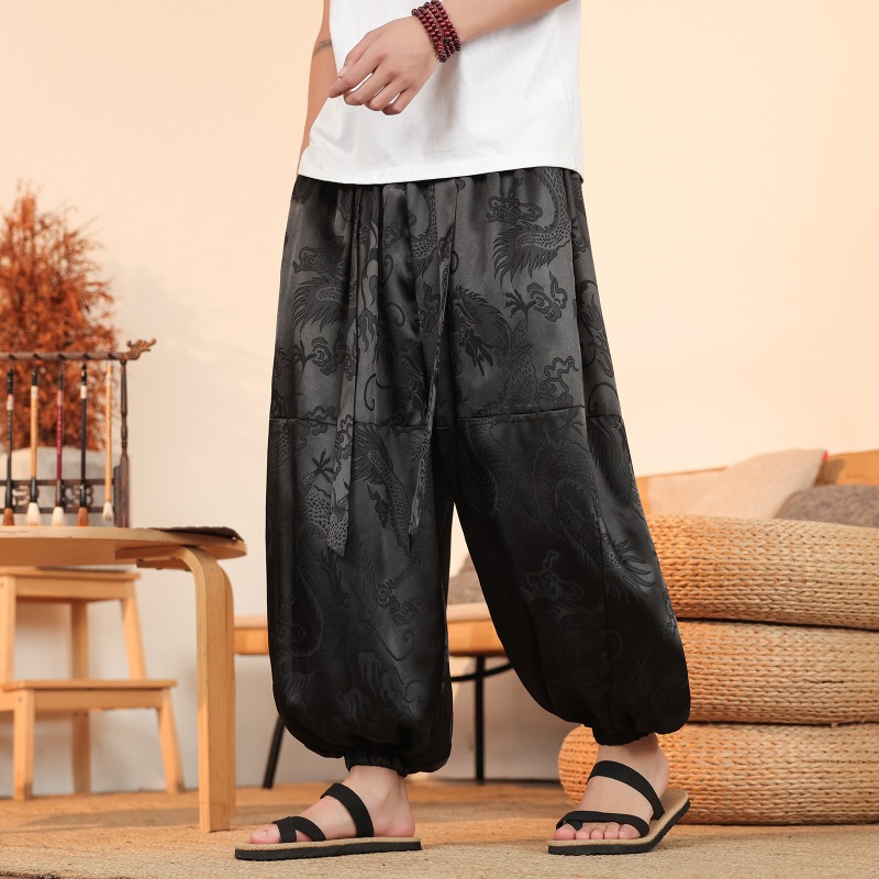 Men Wide Leg Pants Summer Ice  - огляд і ціна Summer Light Clothing