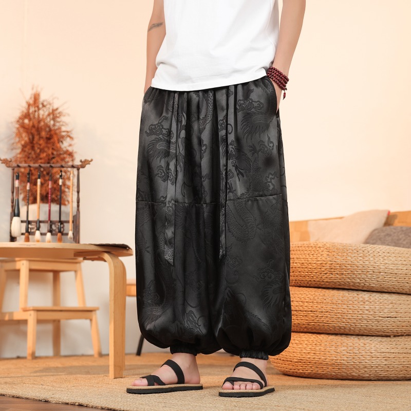 Men Wide Leg Pants Summer Ice  - огляд і ціна Summer Light Clothing