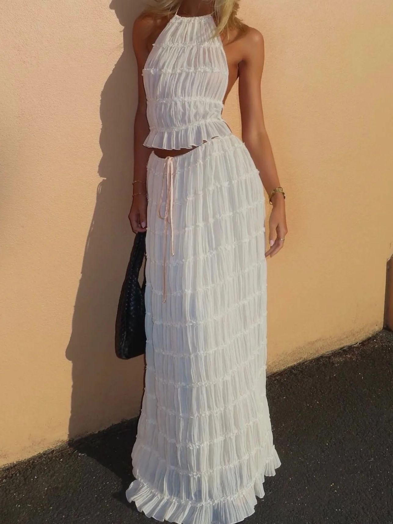 Fashion Halter Neck Long Skirt - огляд і ціна Summer Clothing Zara