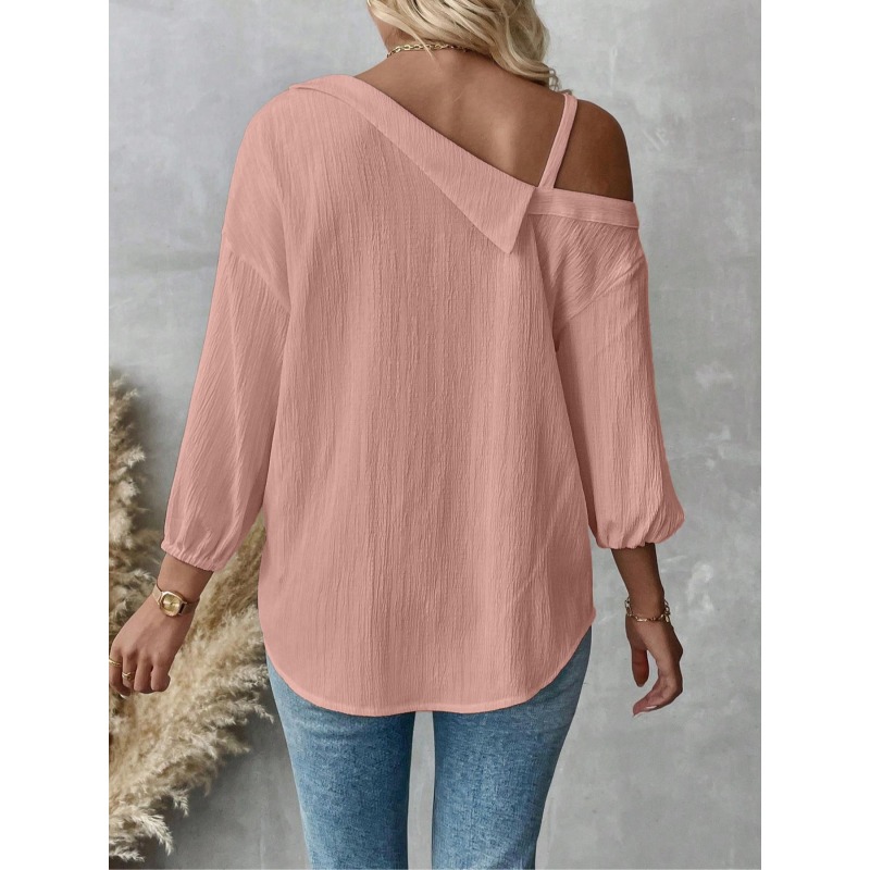 Plus Size1XL-5XL Women Blouses - огляд і ціна Off Shoulder Blouse