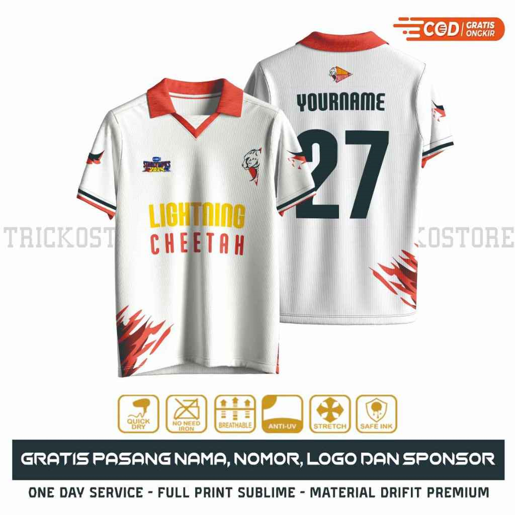 GMMTV LIGHTNING CHEETAH JERSEY - огляд і ціна Summer Clothing Name